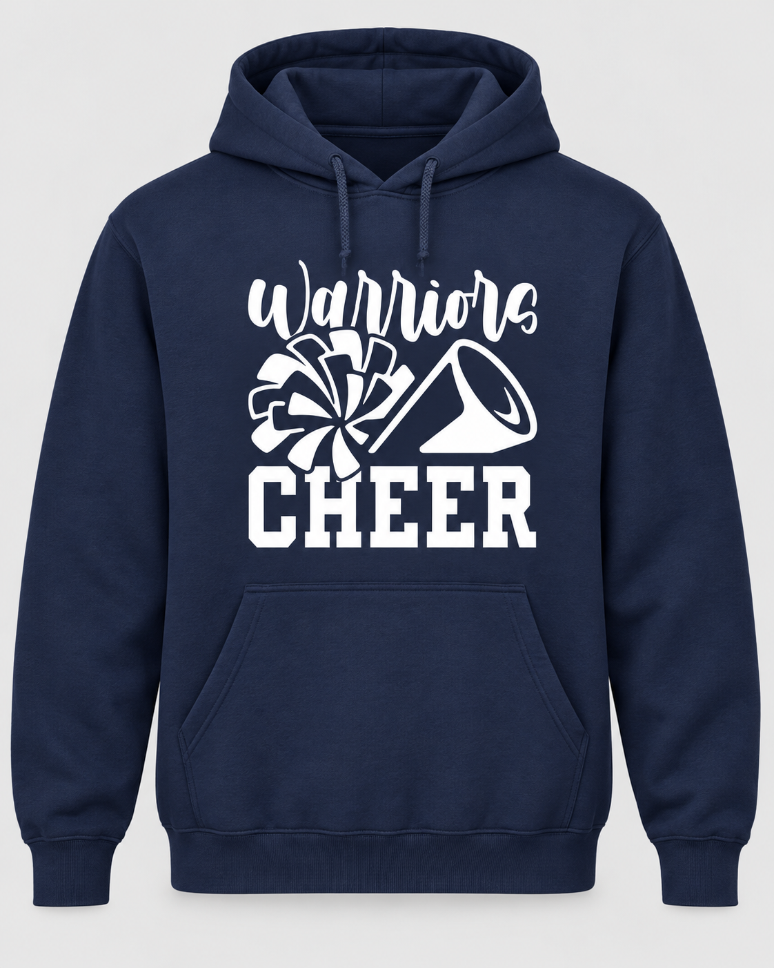 Warriors Cheer Hoodie - Navy