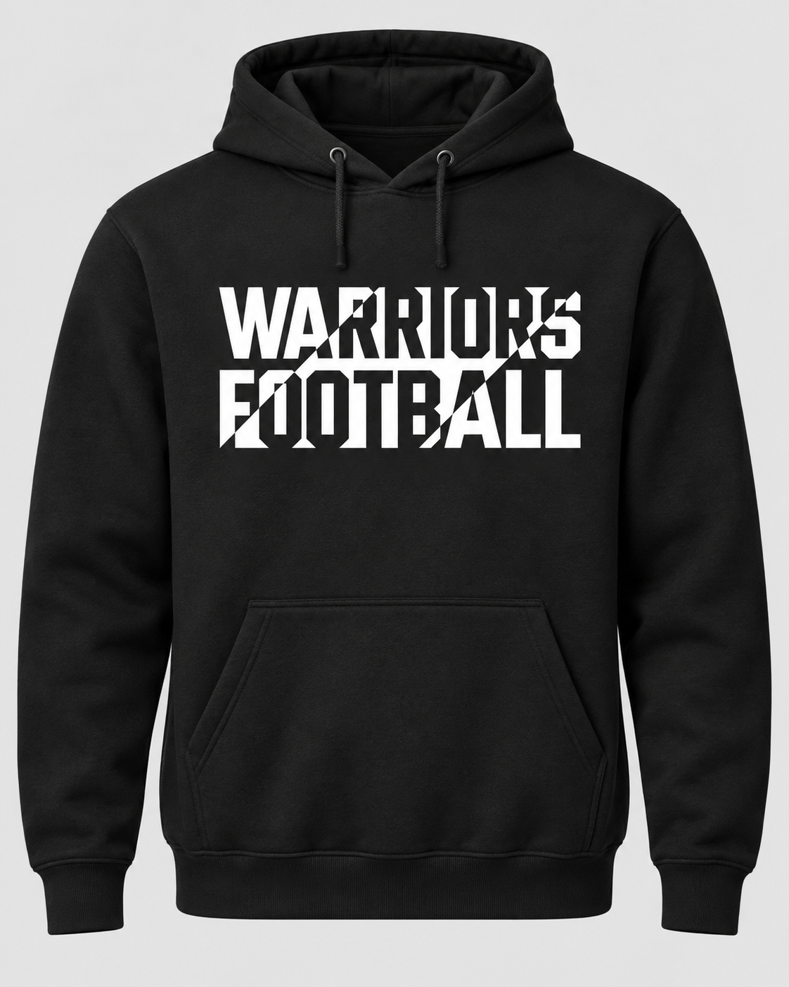 Warriors Football Hoodie - Black