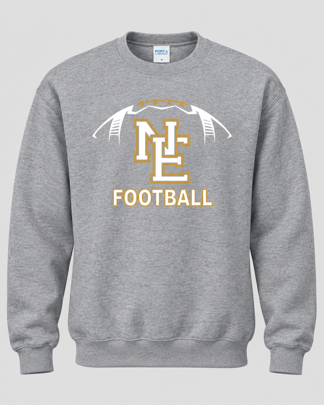 NE Football Crewneck - Navy
