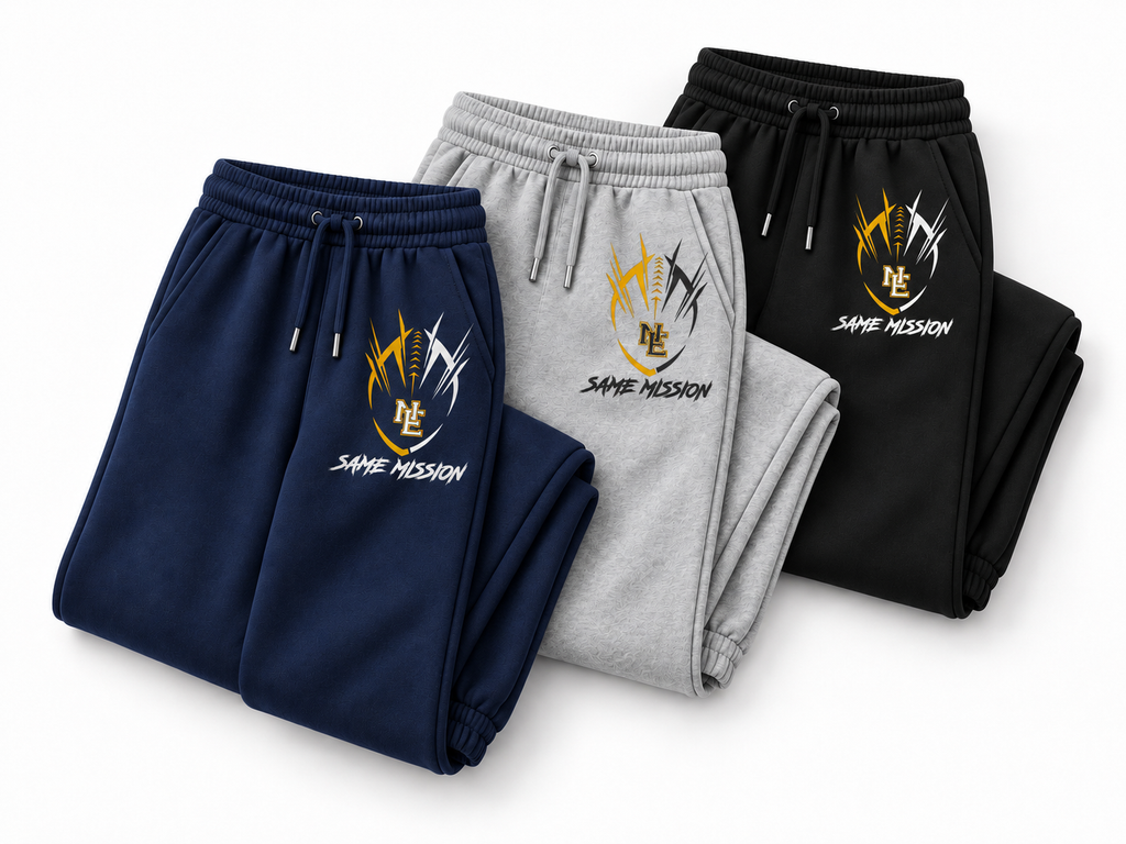 NE Football Sweatpants - Navy, Grey, Black