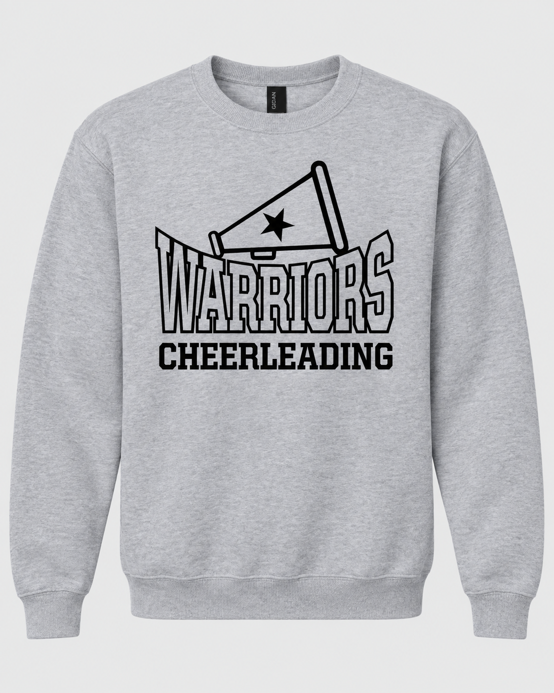 Megaphone Warriors Crewneck - Grey