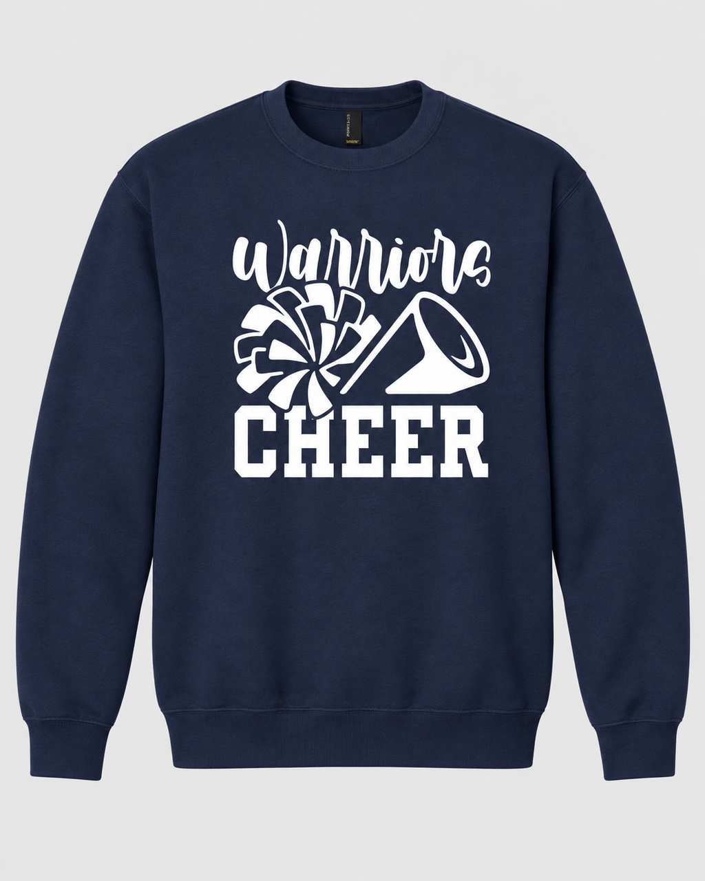 Warriors Cheer Crewneck - Navy