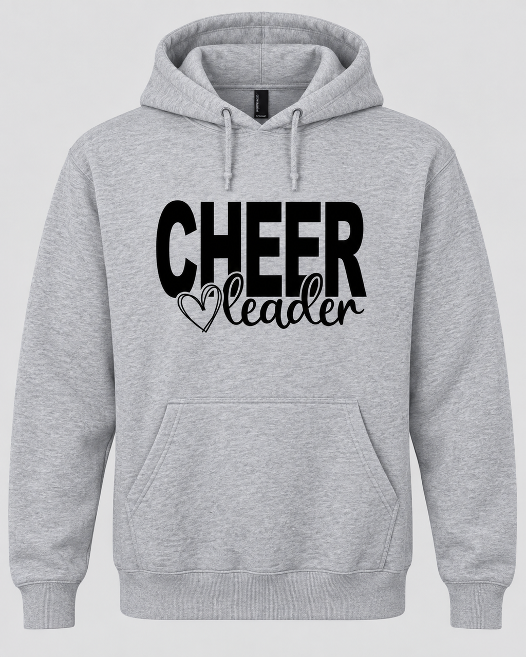 Cheerleader Heart Hoodie - Grey