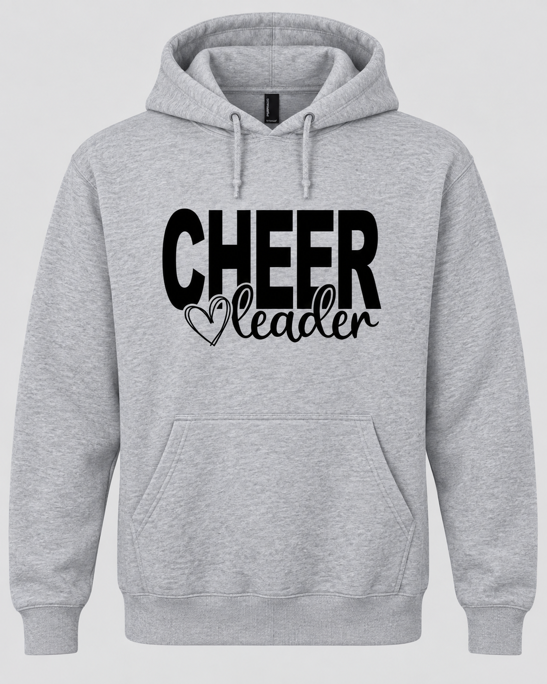 Cheerleader Heart Hoodie - Grey