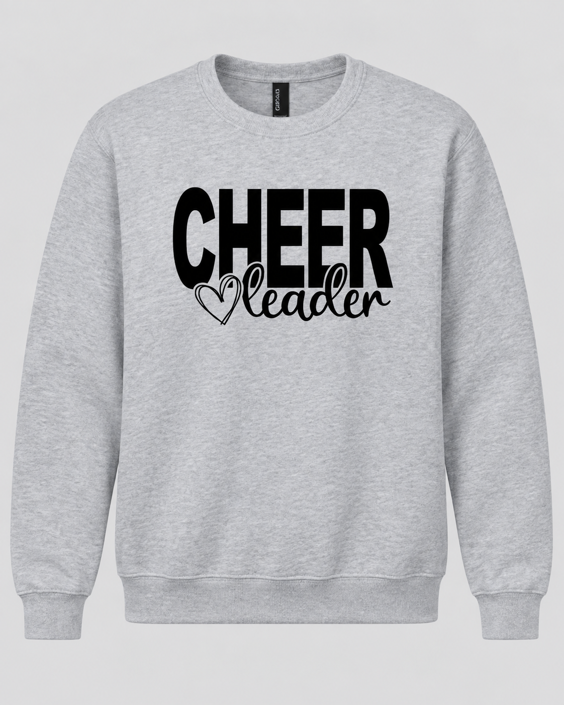 Cheerleader Heart Crewneck - Grey