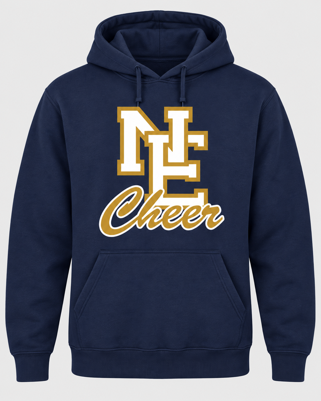NE Cheer Hoodie - Navy