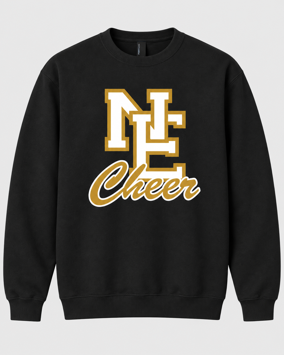 NE Cheer Crewneck - Black