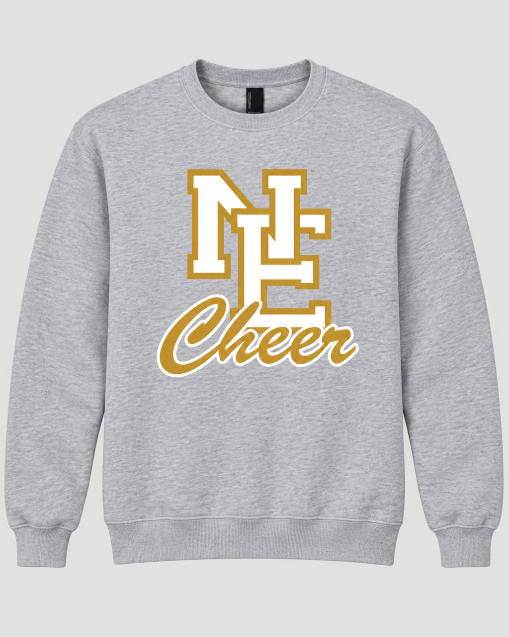 NE Cheer Crewneck - Grey