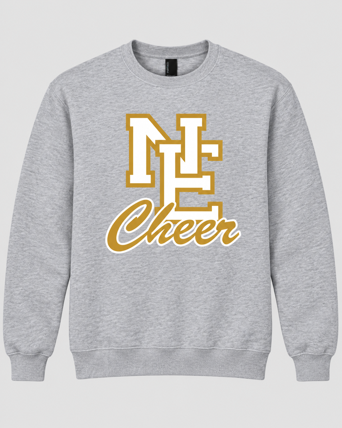 NE Cheer Crewneck - Grey
