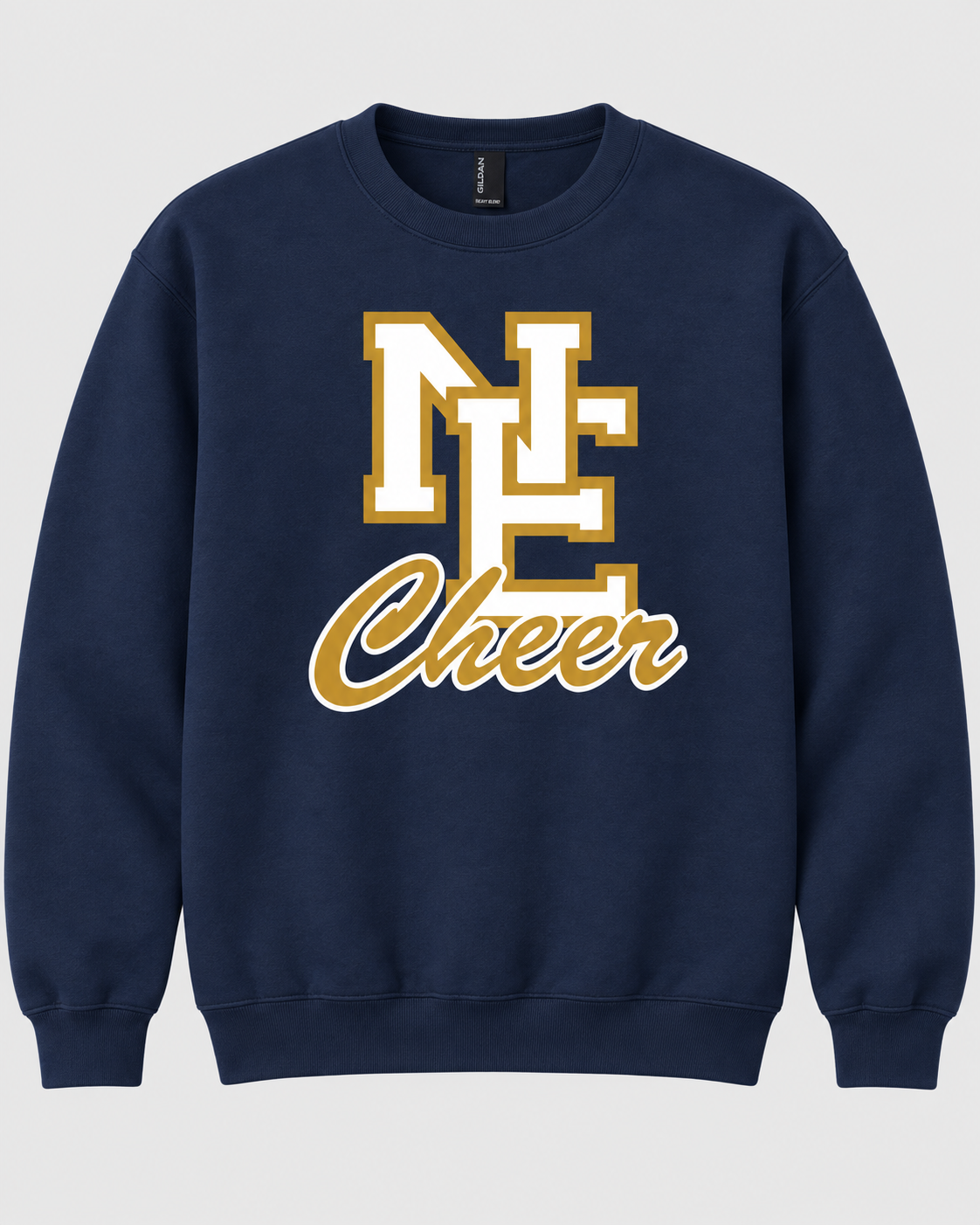 NE Cheer Crewneck - Navy