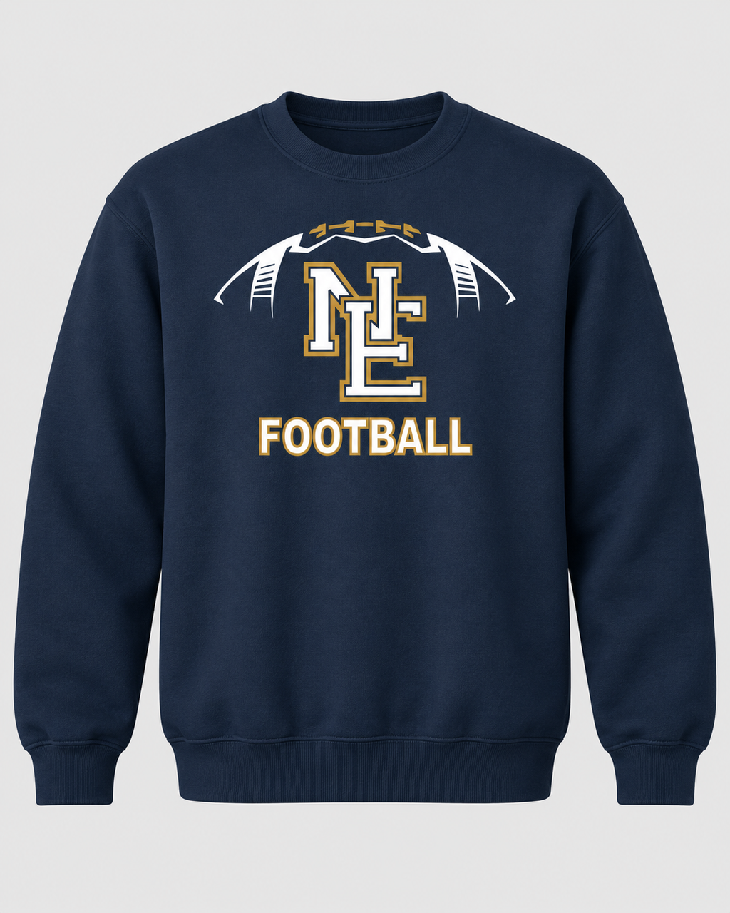 Warriors Football Crewneck - Grey
