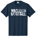 Warriors Football T-Shirt - Navy