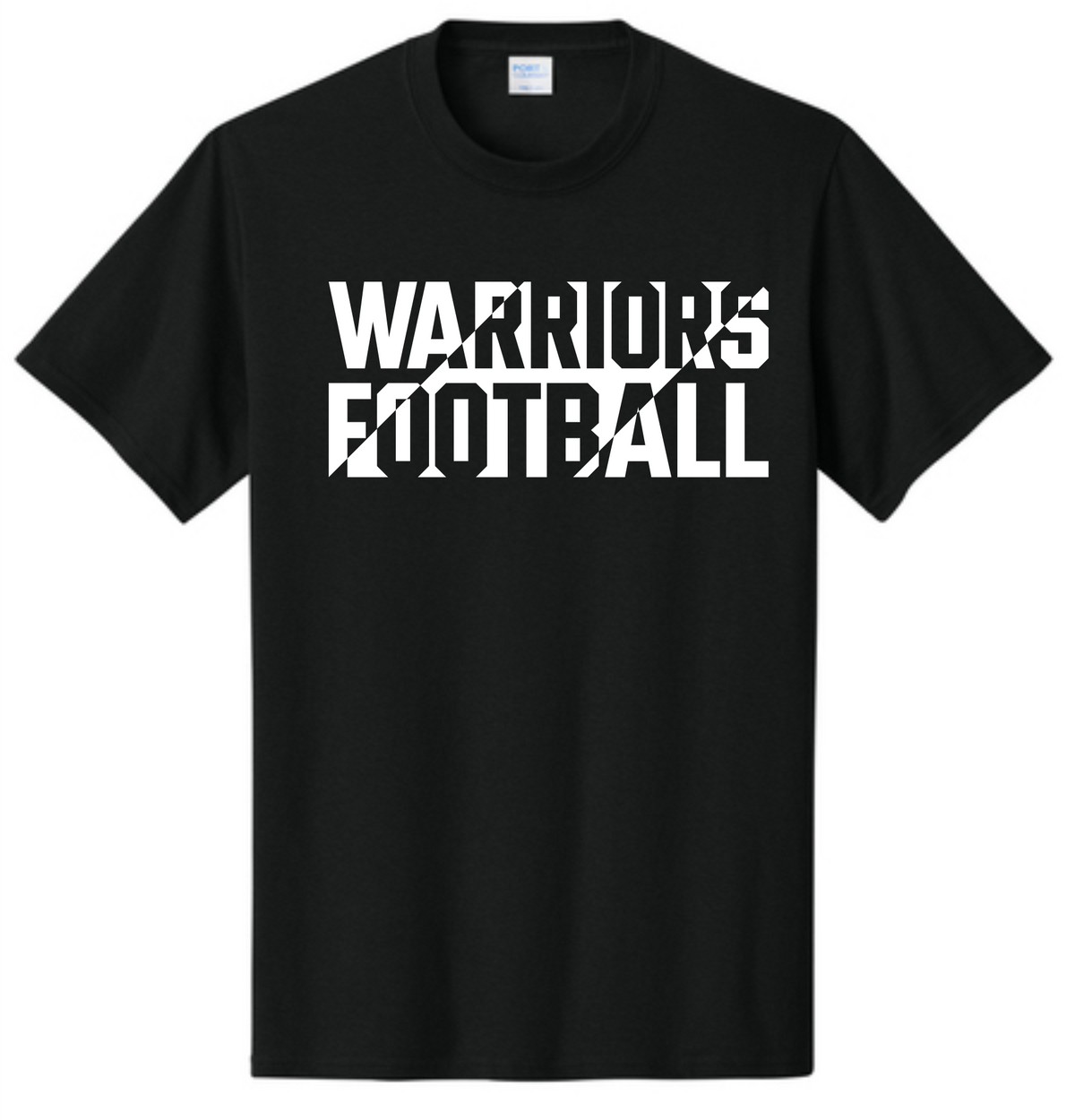 Warriors Football T-Shirt - Black