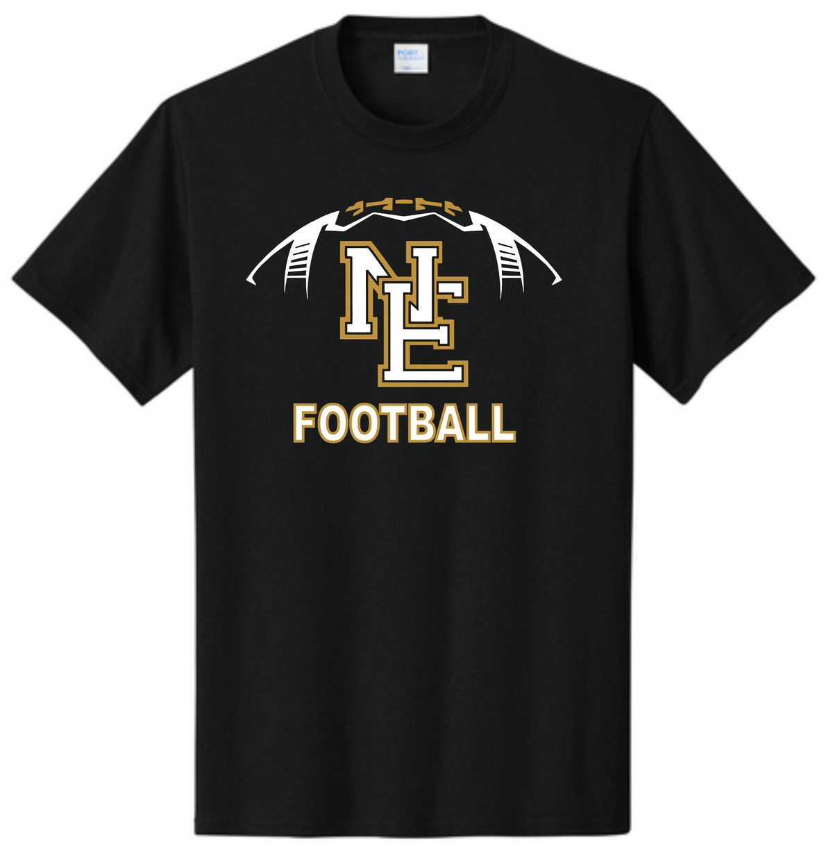 NE Football T-Shirt - Grey