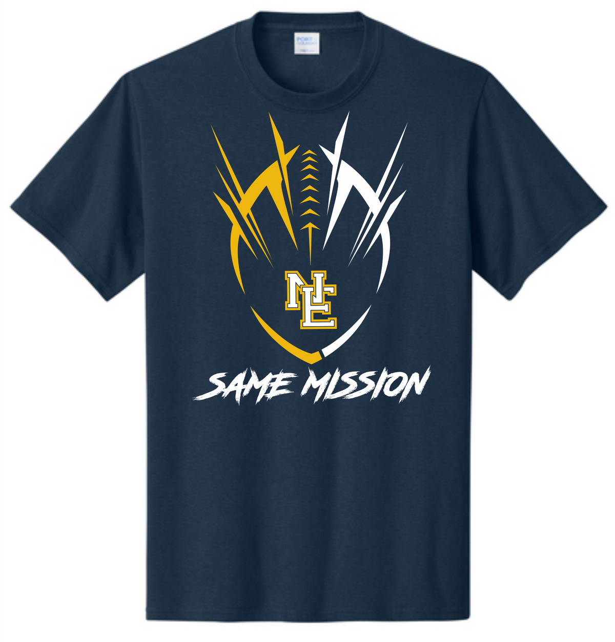 NE Football T-Shirt - Black