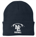 NE Football Beanie - Navy