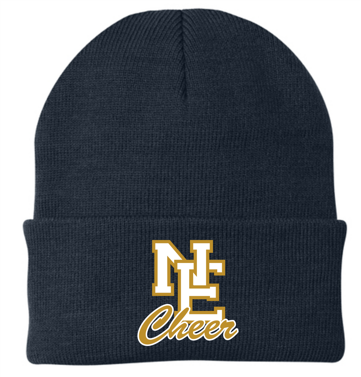 NE Cheer Beanie - Navy